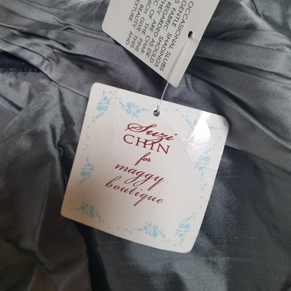 Suzy Chin for Maggy Boutique Silk Halter Dress 16 - Picture 7 of 10